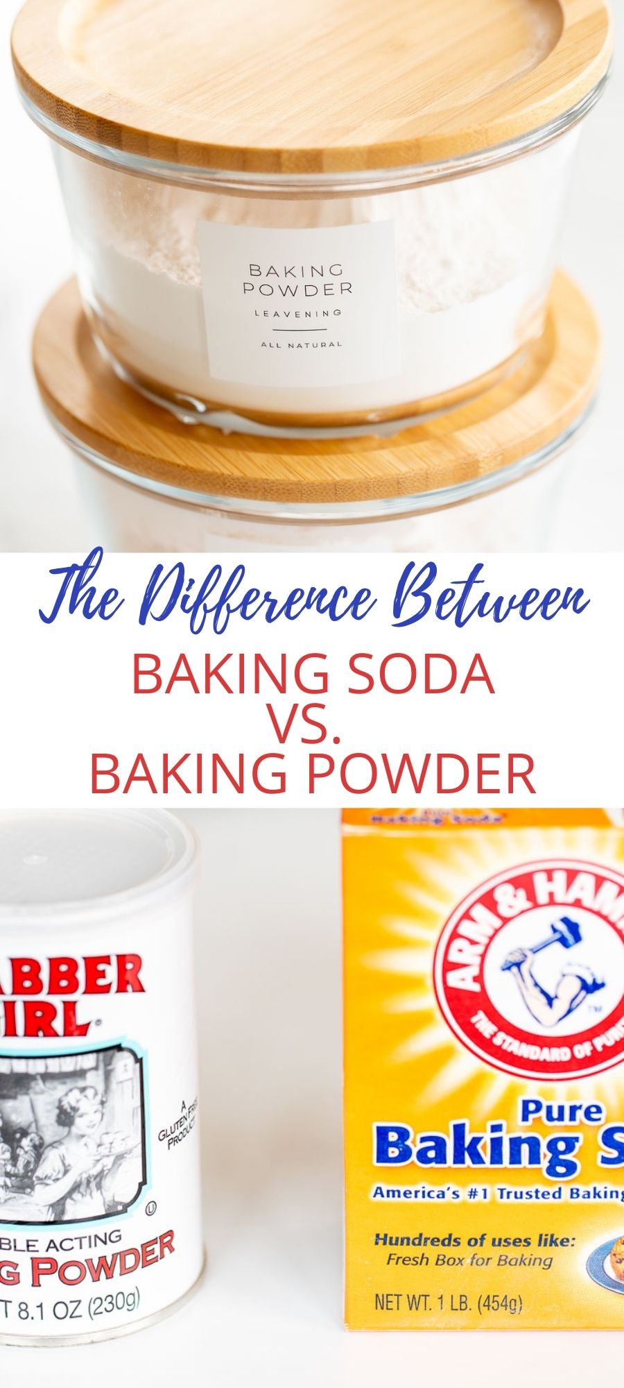 The Difference Between Baking Soda vs Baking Powder for Baking