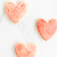 heart shaped cutout sugar cookies