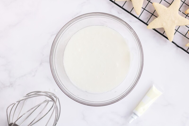 Cutout Sugar Cookies with Marbled Icing Easy Cookie Recipes