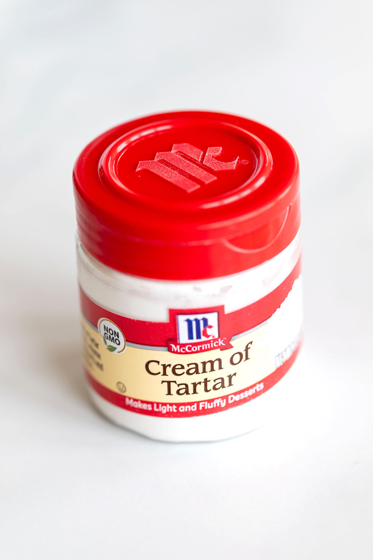 cream of tartar on measuring spoon