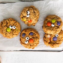 halloween monster cookies