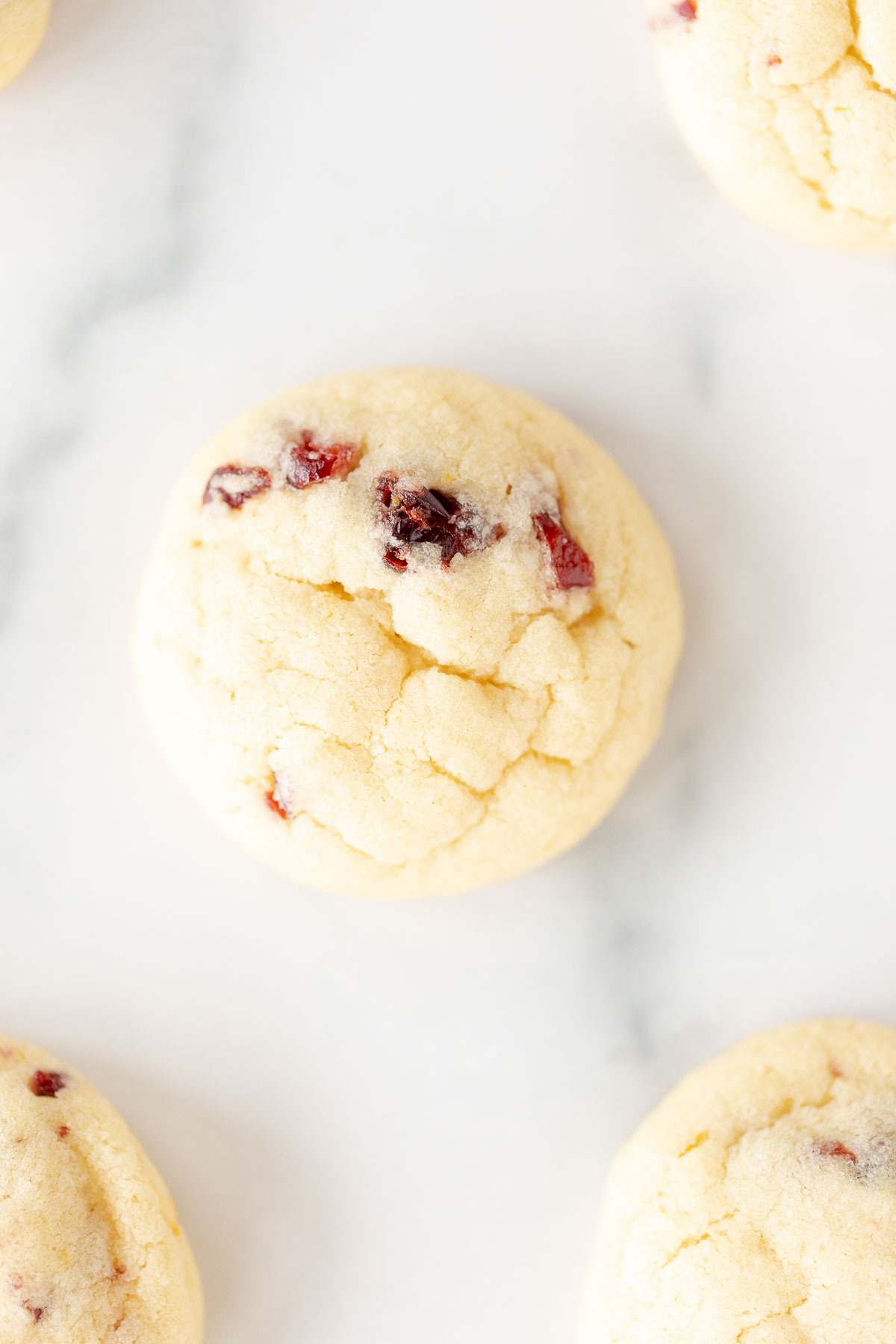 cranberry orange zest cookies