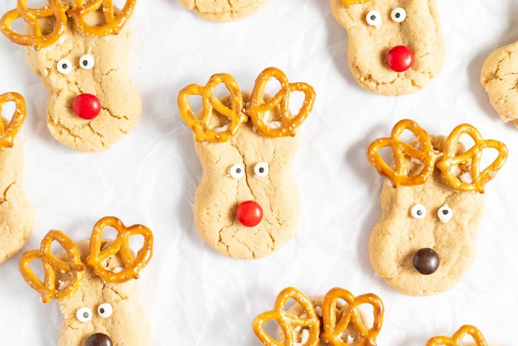 Peanut Butter Reindeer Cookies Easy Cookie Recipes